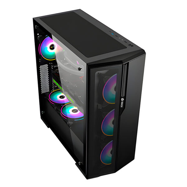 Case Gamer Teros TE1175N, Mid Tower, Negro, USB 3.0, USB 2.0, Audio. - Imagen 2