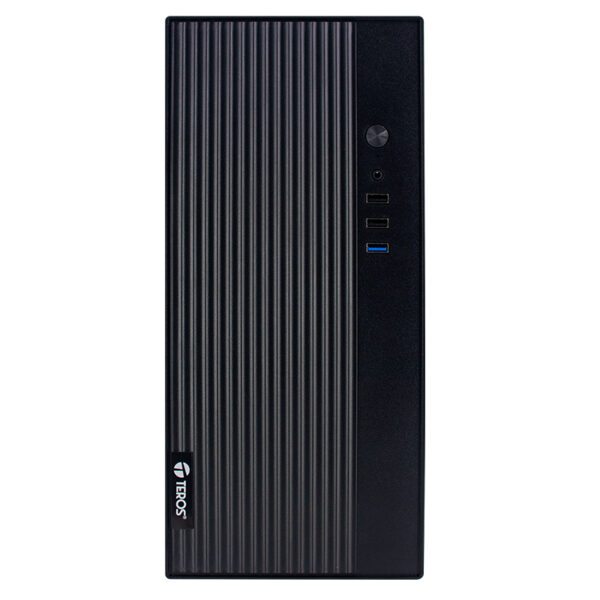 Case TEROS TE-1035S, Mini Tower ATX, 250 W, USB 3.0 / 2.0, audio HD, negro - Imagen 7