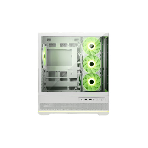 Case MSI MAG PANO 110R PZ WHITE, mini-ITX, Micro-ATX, ATX, Mid Tower - Imagen 2