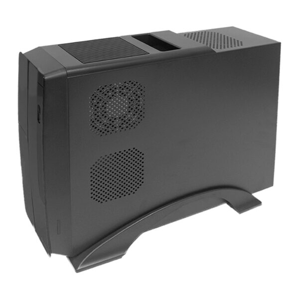 Case TEROS TE-1039S, Slim, 250 W, USB 3.0 / USB 2.0, audio HD, DVD, negro - Imagen 4
