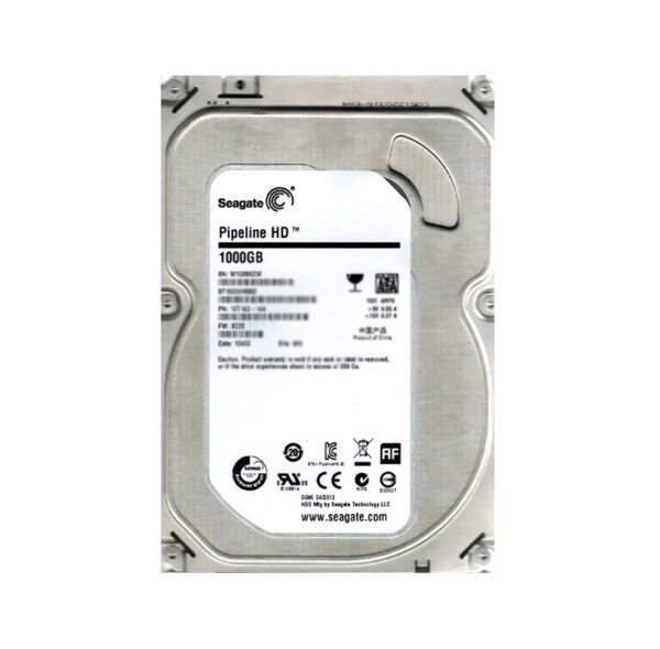 Disco duro Seagate Pipeline HD, 1TB, SATA 6.0 Gb/s, 5900 RPM, 3.5, PULL.