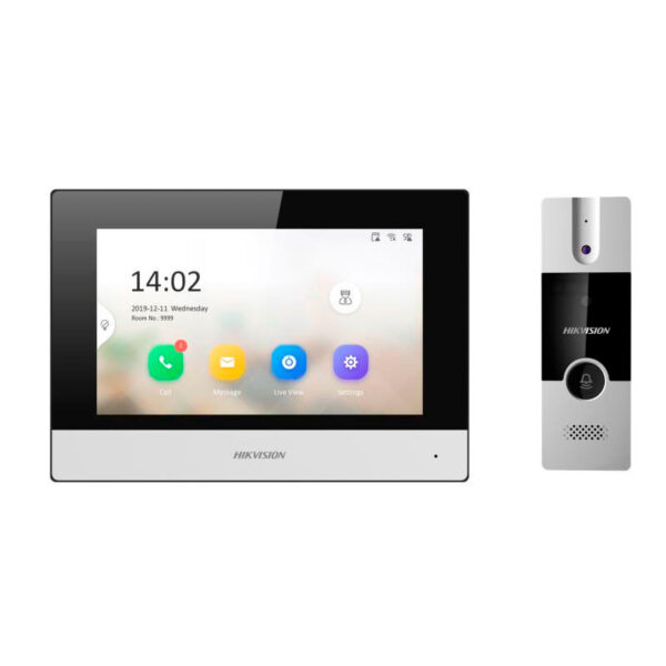 Kit de Intercomunicador Hibrido HIKVISION (DS-KIS302-P)
