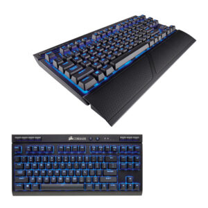 Teclado Gamer Wireless Corsair K63, mecánico Cherry MX, Multimedia, Bluetooth, USB.