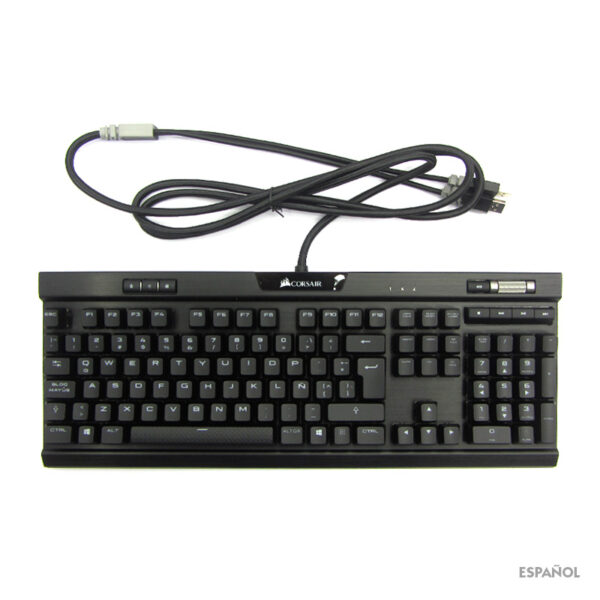 Teclado Corsair K70 RGB , mecánico, Multimedia, USB, retroiluminado. - Imagen 3
