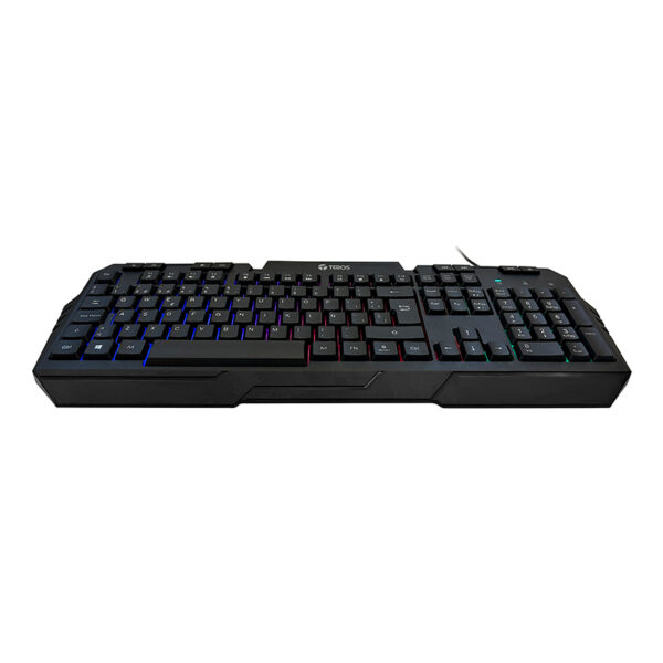 Kit gamer TEROS TE-4063N, teclado multimedia, mouse, headset, mouse pad - Imagen 2