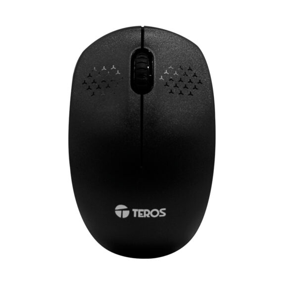 Kit teclado y mouse TEROS TE-4071S, inalámbrico, 2.4 GHz, acabado elegante, negro, español - Imagen 4