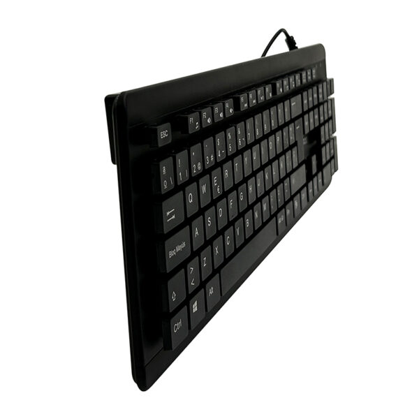 Teclado lavable TEROS TE-4065N, IPX7, USB, negro - Imagen 2