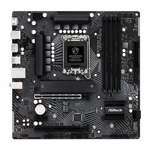 Motherboard ASROCK B760M PG Lightning/D4, Chipset Intel B760, LGA1700, mATX