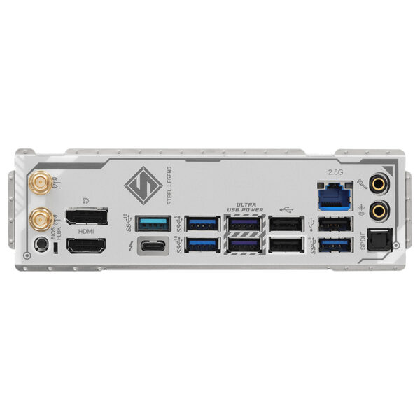 Motherboard ASROCK B860 Steel Legend WiFi, Chipset Intel B860, LGA 1851, HDMI, DP, ATX - Imagen 2