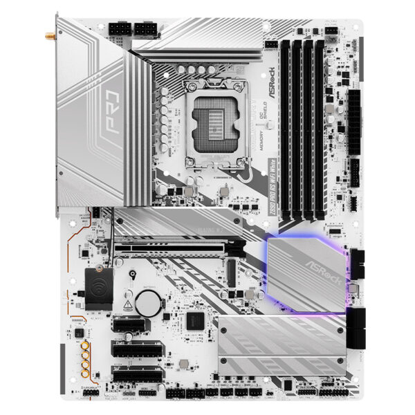 Motherboard ASROCK Z890 Pro RS WiFi White, Chipset Intel Z890, LGA 1851, HDMI, DP, ATX