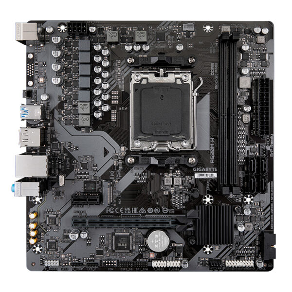Motherboard Gigabyte A620M H (rev. 1.0) Chipset AMD A620, Socket AM5, Micro ATX