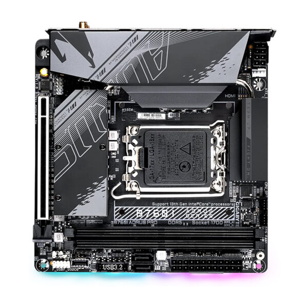 Motherboard Gigabyte B760I AORUS PRO, Chipset Intel B760, LGA1700, Mini-ITX