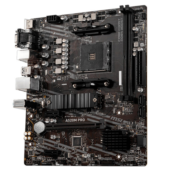 Motherboard MSI A520M PRO, Chipset AMD A520, Socket AMD AM4, mATX - Imagen 3
