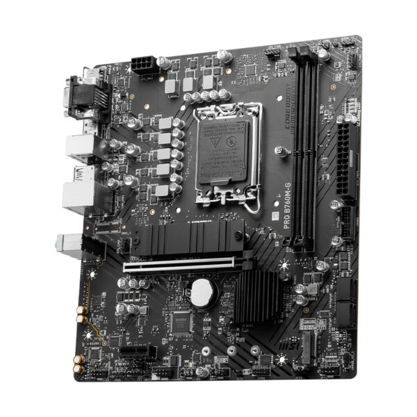 Motherboard MSI PRO B760M-G, Chipset Intel B760, LGA1700, HDMI, DP, VGA, mATX - Imagen 4