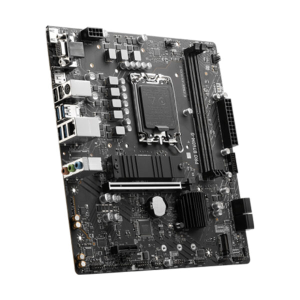 Motherboard MSI PRO B760M-G, Chipset Intel B760, LGA1700, HDMI, DP, VGA, mATX - Imagen 2