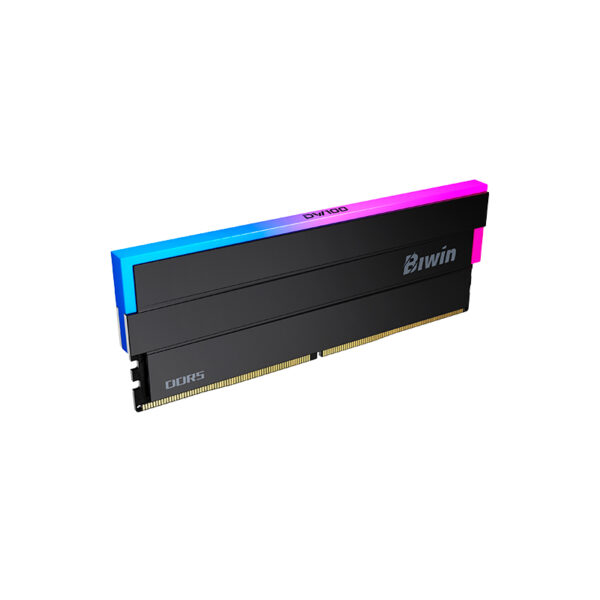 Memoria UDIMM Biwin Black Opal DW100 RGB 48GB (2x24GB) DDR5-6400MHz PC5-51200, CL32, 1.35V - Imagen 2