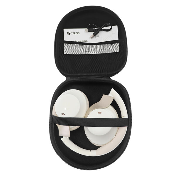 Audífono inalámbrico ANC TEROS TE-8033WP (Headset), blanco - Imagen 2
