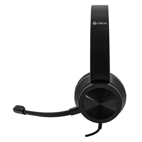 Audífono TEROS TE-8037N (HEADSET), negro - Imagen 3