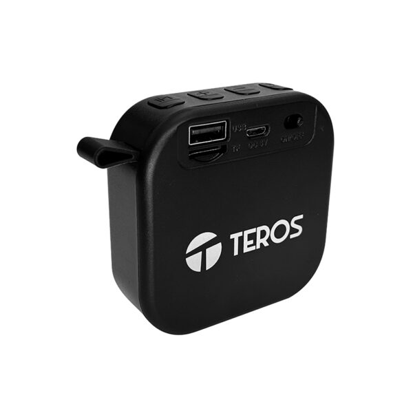 Parlante TEROS TE-6032N, bluetooth, 5 W, 400 mAh, negro - Imagen 3
