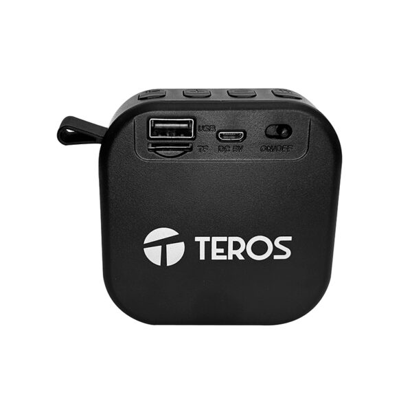 Parlante TEROS TE-6032N, bluetooth, 5 W, 400 mAh, negro - Imagen 6