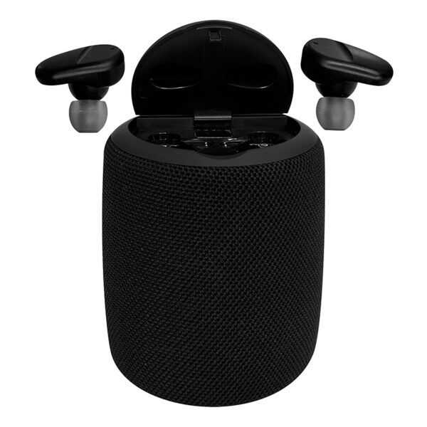 Parlante/audífono TEROS TE-6033N, bluetooth, 5 W, 1200 mAh, negro - Imagen 3