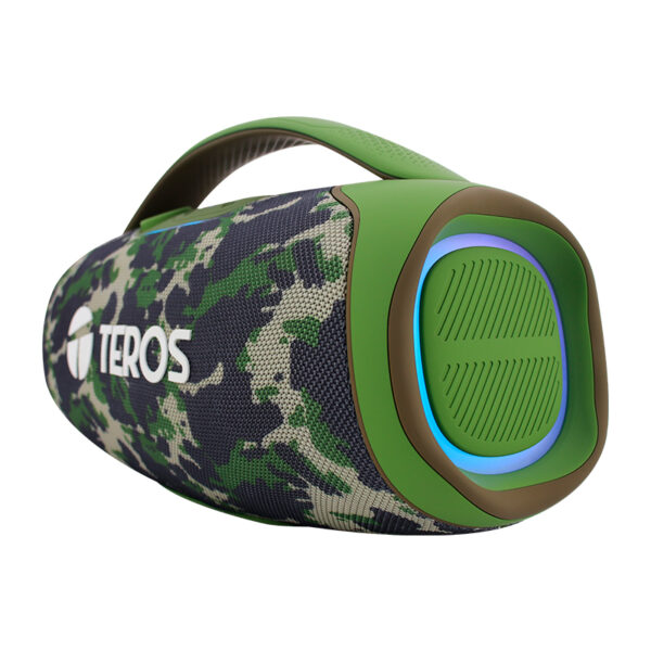 Parlante TEROS TE-6045G, color verde militar camuflado, 60 W - Imagen 2
