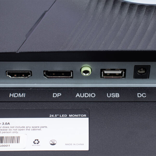 Monitor plano gaming TEROS TE-2475G, 24.5" FHD VA, 180Hz, 1ms, HDMI, DP, Audio, USB - Imagen 2
