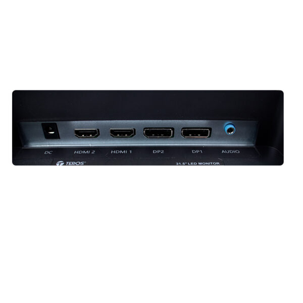 Monitor plano TEROS TE-3252S, 31.5" 4K UHD VA LED, 60 Hz, 1 ms, HDMI, DP, Audio - Imagen 2