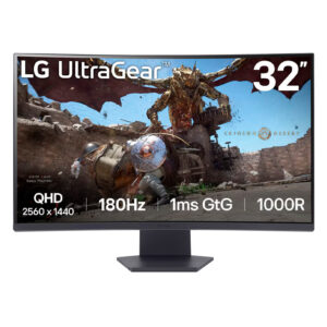 Monitor Gamer LG 31.5" UltraGear Curvo (1000R) QHD VA (2560x1440) HDMIx2/DP/HP-OUT