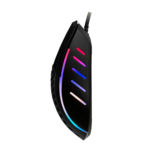 Mouse gamer TEROS TE-1210G, 7 botones, RGB, negro - Imagen 5