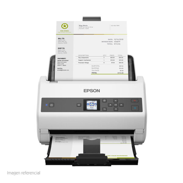 Escáner de documento Epson WorkForce DS-870, 600dpi, 65 ppm / 130 ipm, ADF. - Imagen 2