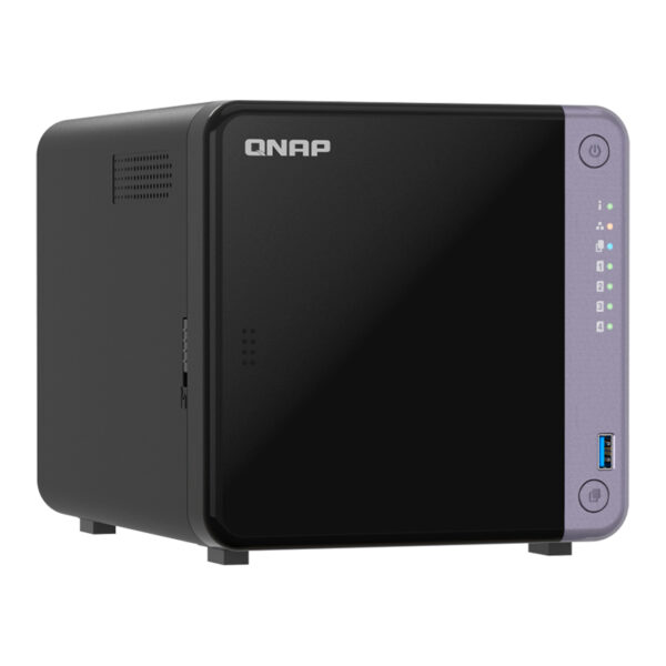 Servidor NAS QNAP TS-432X-4G, ARM AL524 4C/2GHz, 4GB RAM SODIMM, Bahias: 4x3.5" SATA - Imagen 3