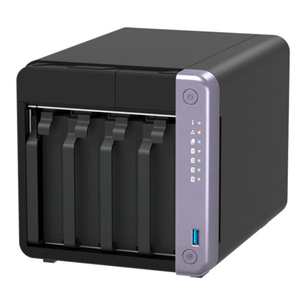 Servidor NAS QNAP TS-432X-4G, ARM AL524 4C/2GHz, 4GB RAM SODIMM, Bahias: 4x3.5" SATA - Imagen 4