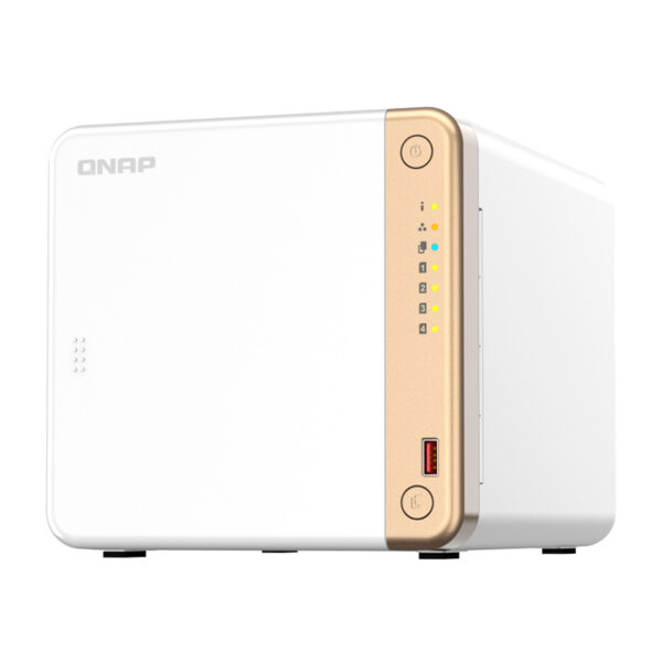 Servidor NAS QNAP TS-462-4G, Celeron N4505 2C / 2.9GHz, 4GB RAM, Bahias: 4 x 3.5" SATA - Imagen 3