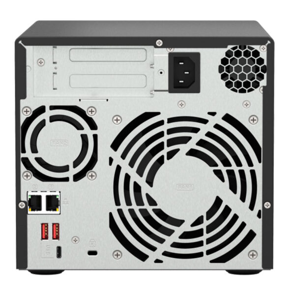 Servidor NAS QNAP TS-473A, AMD Ryzen V1500B/2.2GHz, 8GB DDR4 SODIMM, Bahias: 4 x 3.5" SATA - Imagen 2