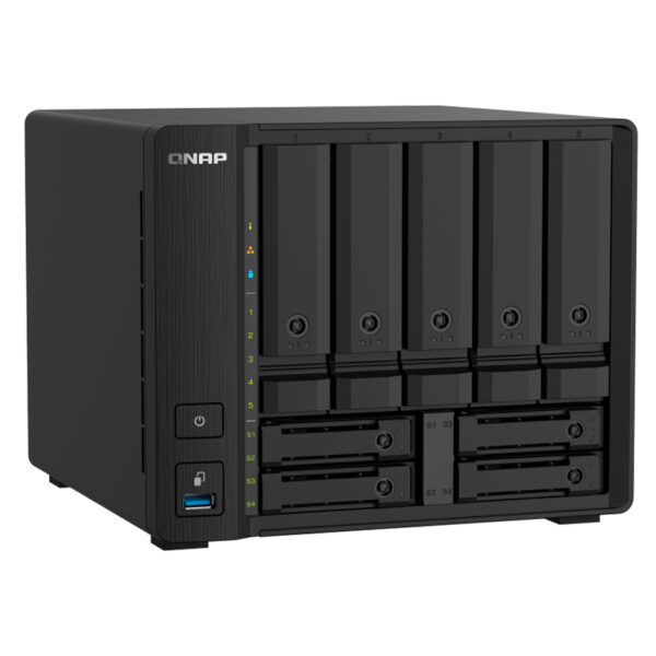 Servidor NAS QNAP TS-932PX-4G ARM Cortex-A57 4C/1.7GHz 4GB DDR4 Bahias: 5x3.5"+4x2.5" SATA - Imagen 3