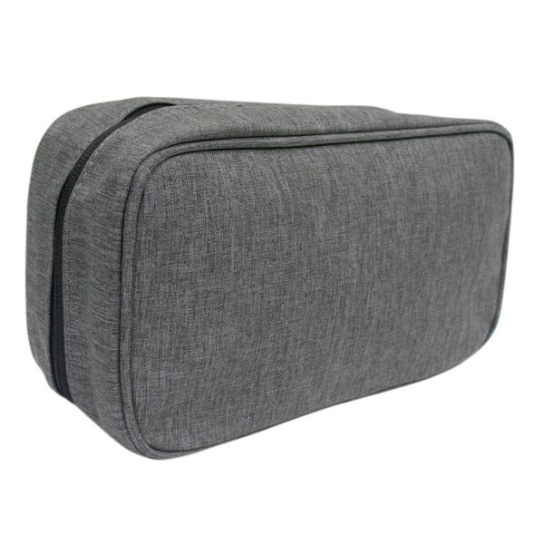 Cartuchera ﻿/ Estuche ﻿/ ﻿Organizador / Portacables TEROS TE-ACS9014, gris - Imagen 6