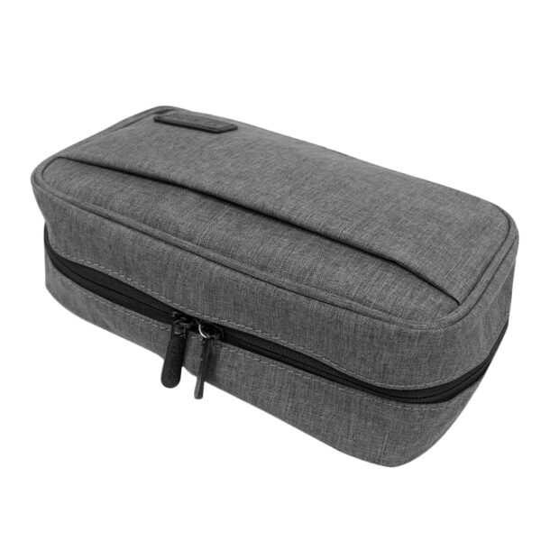 Cartuchera ﻿/ Estuche ﻿/ ﻿Organizador / Portacables TEROS TE-ACS9014, gris - Imagen 2