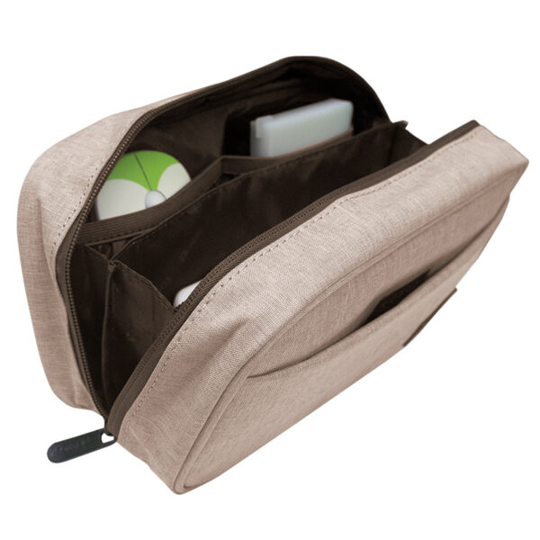 Cartuchera / Estuche / Organizador / Portacables TEROS TE-ACS9015, beige - Imagen 5