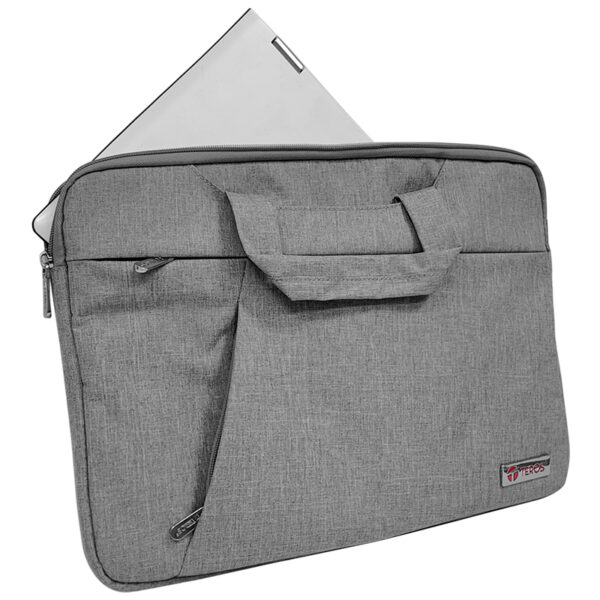 Maletín gris TEROS TE-9019S para notebooks de hasta 15.6", poliéster, gris - Imagen 5