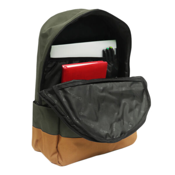 BACKPACK TEROS NOVA GREEN/BROWN TE-ACS9021MG,para notebooks de hasta 15.6" - Imagen 3