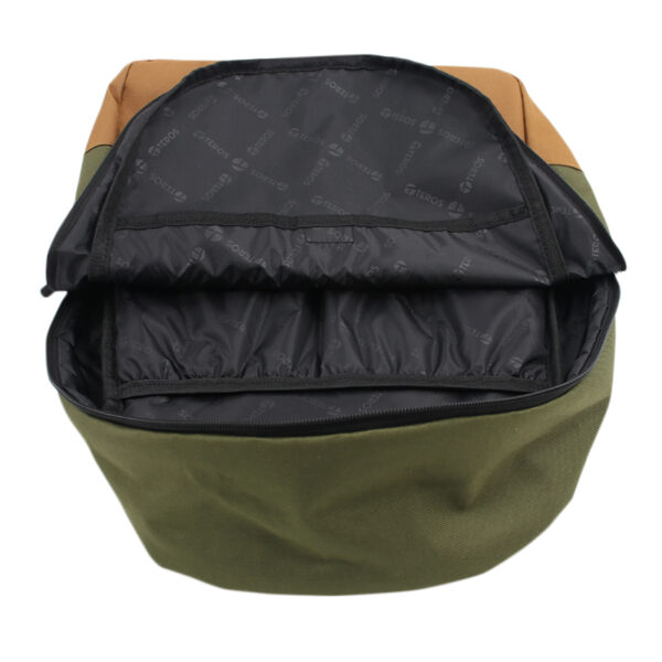 BACKPACK TEROS NOVA GREEN/BROWN TE-ACS9021MG,para notebooks de hasta 15.6" - Imagen 5