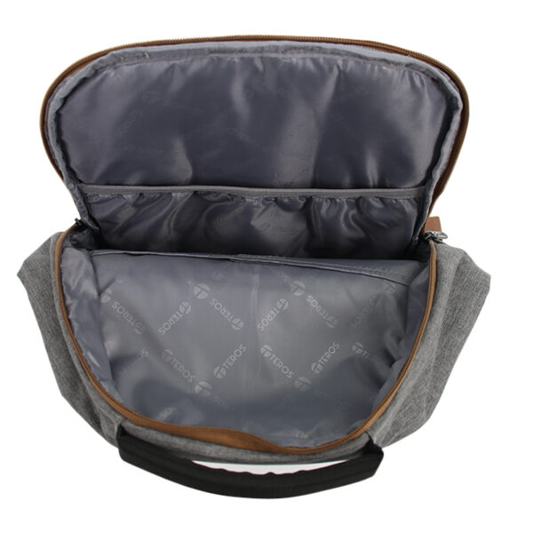 BACKPACK TEROS CITY GREY TE-ACS9023GR,para notebooks de hasta 15.6" - Imagen 3
