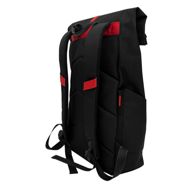 Mochila gamer TEROS TE-IDS18588, poliéster, soporta notebooks de hasta 15.6", negro + rojo - Imagen 5