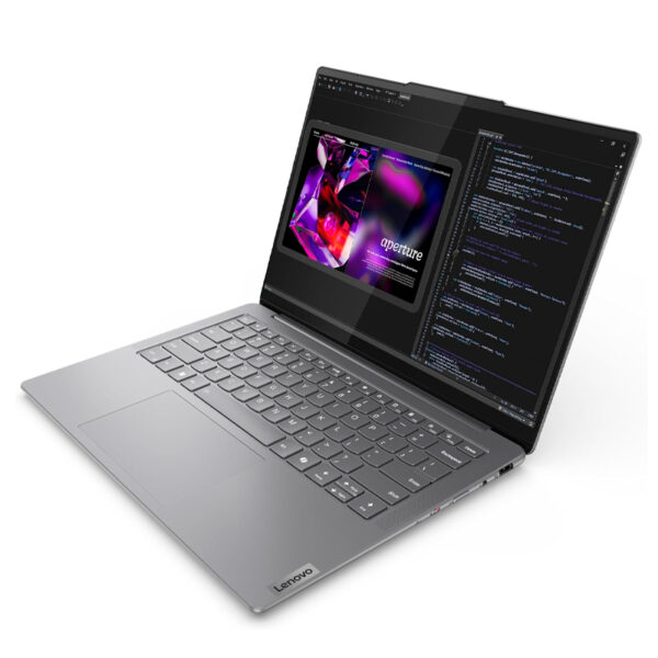 Notebook Lenovo Yoga Slim 7, 14" WUXGA OLED Core Ultra 5 125H 1.2/4.5GHz 16GB LPDDR5x-7467 - Imagen 2