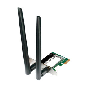 Tarjeta Wireless D-Link DWA-582 AC1200 Dual Band, 2.4 / 5 GHz, 802.11 b/g/n/ac, PCI-E x1.