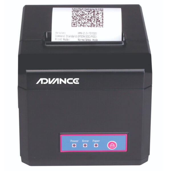 Impresora térmica Advance ADV-8010, velocidad de impresión 300 mm/seg ,USB+LAN