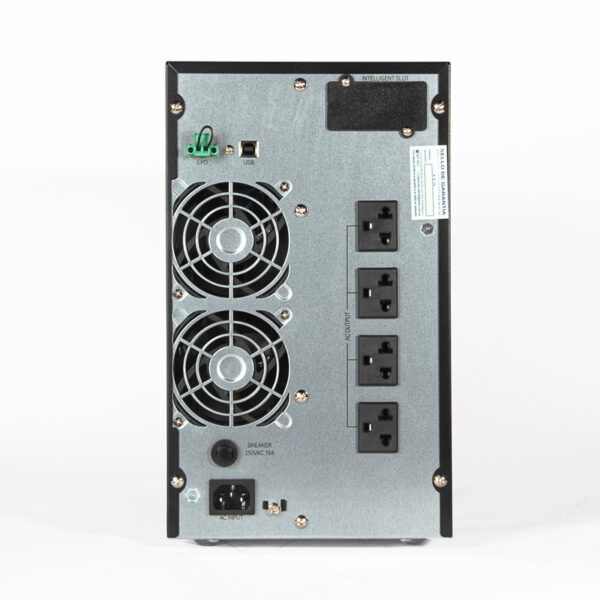 UPS Elise UDC-2K-T-G2, On-Line, 2000 VA, 1800 W, 220VAC, Monofásico con tierra, USB. - Imagen 2