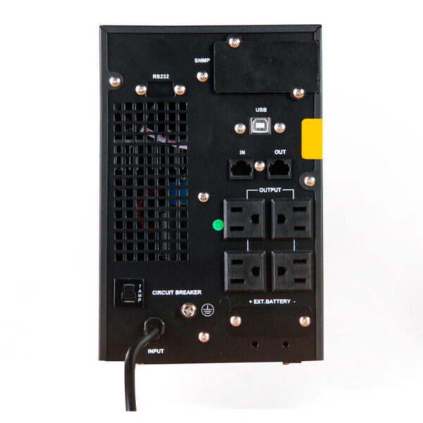 UPS Elise Fase Online Serie Zen 1000VA / 900W / 4 tomas de salida NEMA 5-15 / RS232 / USB. - Imagen 3