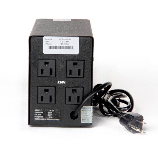 Estabilizador Elise Ieda Poder Safe LCR10-4.5%, Solido, 1kVA, 220V. - Imagen 2
